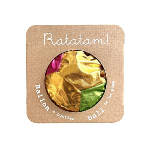 Мяч Ratatam "Starry", звезды на голубом, 30 см